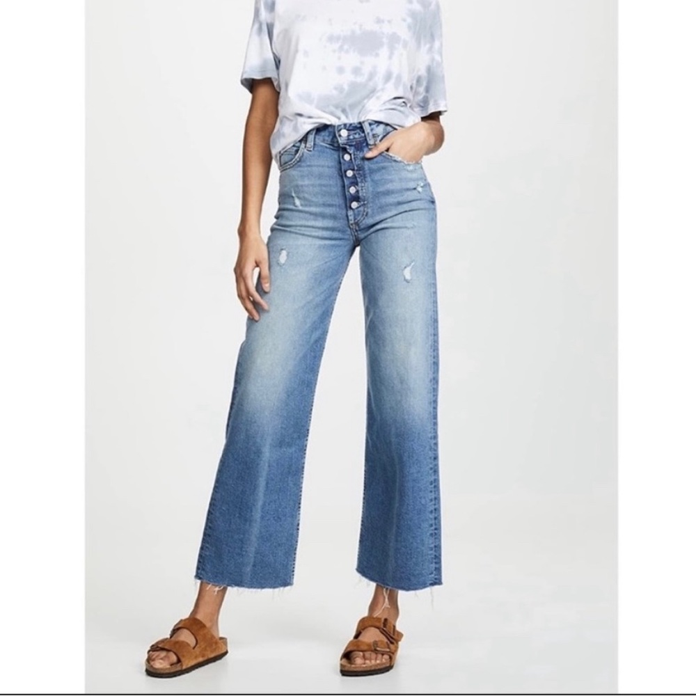 BOYISH wide leg, high-rise (The Mikey style in Two for the Road color). 💙